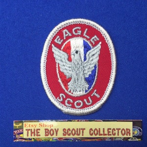 Parche de Boy Scout Eagle Scout Tipo 6 1975-1985