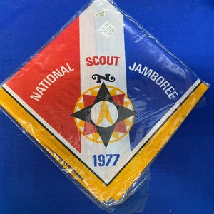Boy Scout Halstuch Original vom 1977 National Jamboree