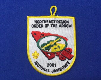 Boy Scout 2001 National Scout Jamboree NE Region Order Of The Arrow Patch