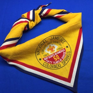 Vintage Boy Scout Halstuch Original vom National Jamboree 1960