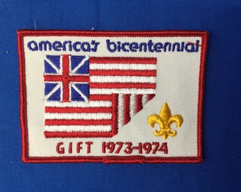 Boy Scout Americas Bicentennial Patch Gift 1973-74