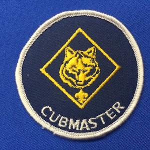 Cub Scout Cubmaster-positiepatch voor volwassenen