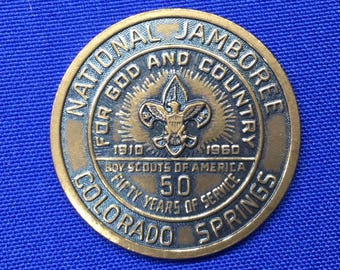 Boy Scouts Of America 1960 National Jamboree Münze 50 Jahre Dienstzeit