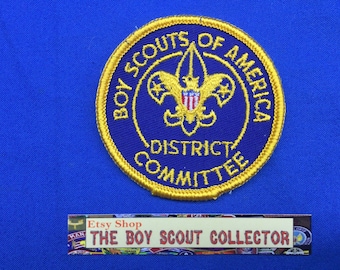Boy Scout 1960's District Committee Adult Position Patch