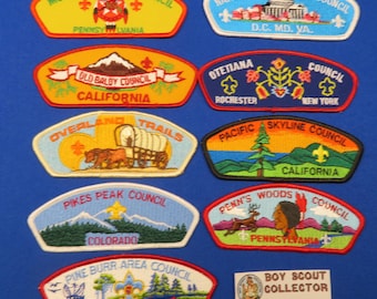 Parches de hombro del Consejo de Boy Scouts CSP Coleccionistas CSP #104