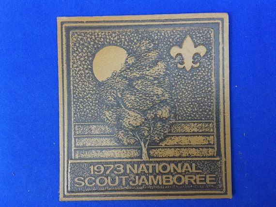 Boy Scout Leather Jacket Patch 1973 National Scout