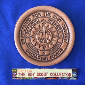 Boy Scout 1997 National Scout Jamboree Original Leather Patch