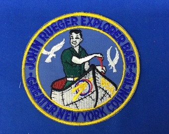 Boy Scout John Rueger Explorer Base Jacket Patch Greater New York Councils
