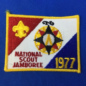 Boy Scout 1977 National Scout Jamboree Original Participant Pocket Patch BSA