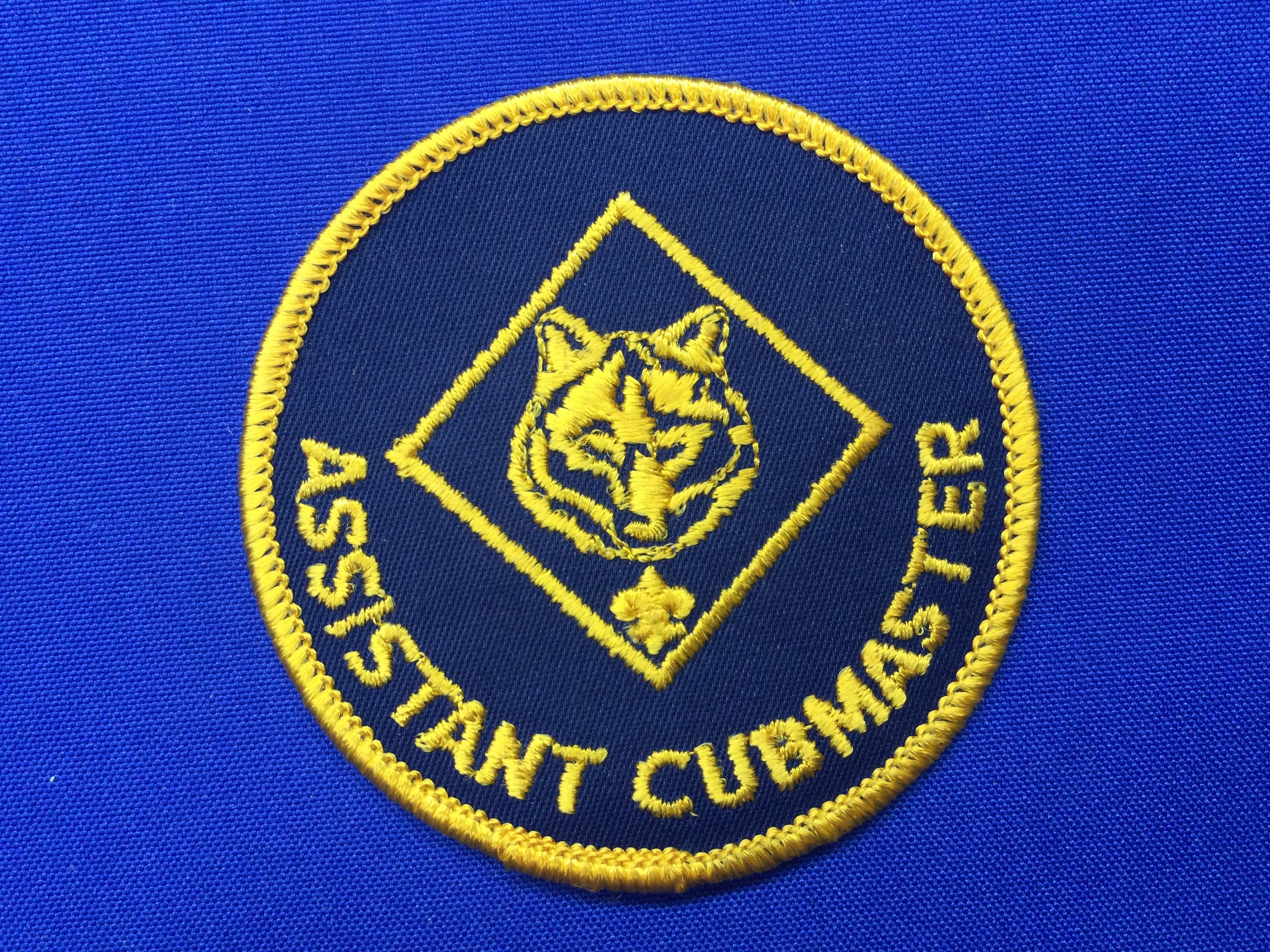 Cubmaster Position Patch Cub Scout Assistant Cubmaster Adult Position Patch - Etsy