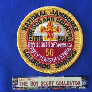 Boy Scout 1960 National Jamboree Original Participant Pocket Patch BSA