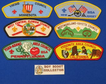 Boy Scout CSP's Council Shoulder Patches CSP Collectors #107