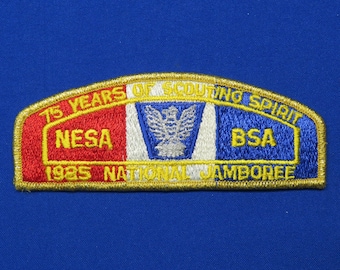 1985 National Jamboree Staff Patch: Boy Scouts of America NESA CSP