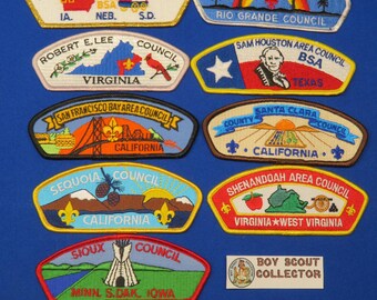 Boy Scout CSP's Council Shoulder Patches CSP Collectors #105