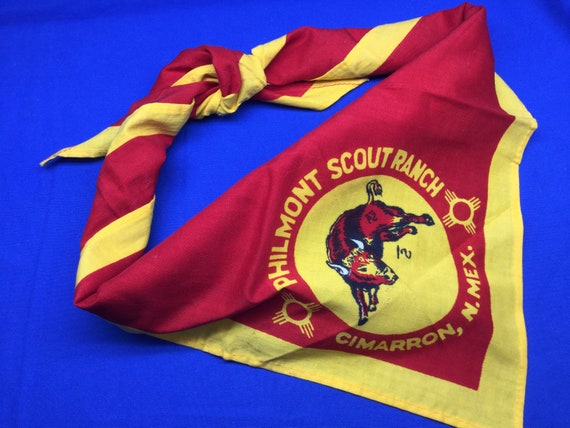 Philmont Scout Ranch Red and Yellow Neckerchief
