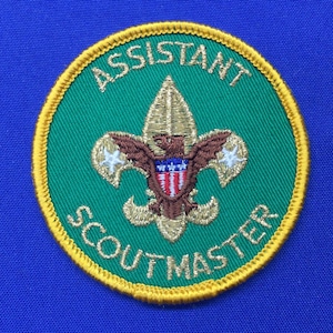 Boy Scout Trainee Scoutmaster Erwachsene Position Twill Patch
