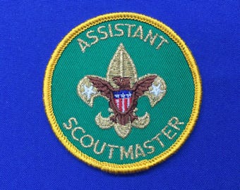 Boy Scout Trained Assistant Scoutmaster Adult Position Twill Patch