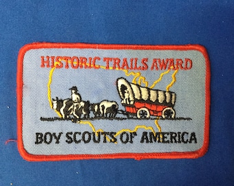 Boy Scout Historic Trails Award Patch Boy Scouts Of America