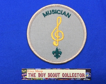 Boy Scout Musiker Patch Cir: 1990's