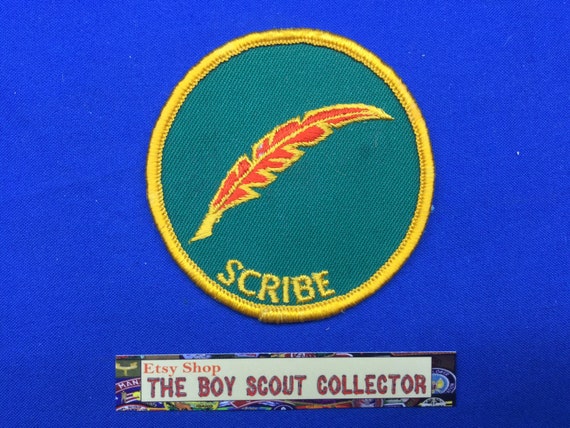 Boy Scout Scribe Position Shoulder Patch - image 1
