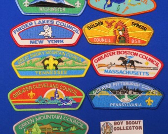 Boy Scout CSP's Council Shoulder Patches CSP Collectors #102