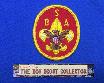 Boy Scout 1970's B.S.A. Universal Insignia Emblem Patch