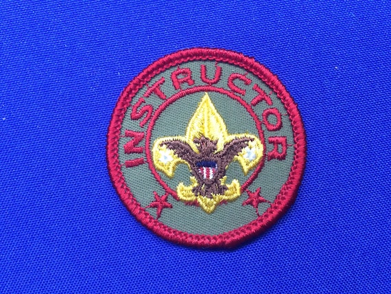 Boy Scout Instructor Patch from 1970's - image 1