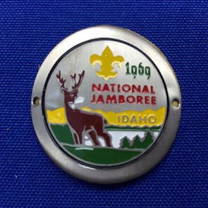 Boy Scout 1969 Jamboree Walking Stick Medallion