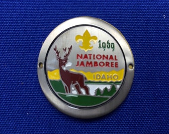 Boy Scout 1969 Jamboree Walking Stick Medallion