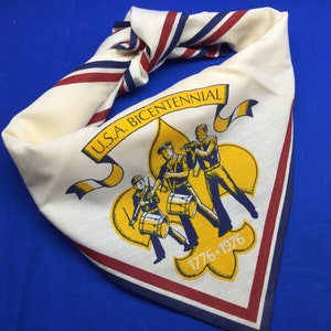 Vintage Cub Scout Halstuch U.S.A. Bicentennial 1776-1976