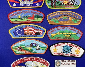 Boy Scout CSP's Council Shoulder Patches CSP Collectors #101