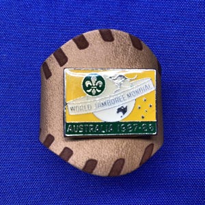 ボーイスカウト 1987-88 世界ジャンボリー モンディアル オーストラリア ネッカチーフ スライド ウーグル