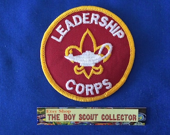Boy Scout Leadership Corps Patch Cir: 1990's