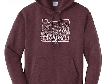 Oregon Illustration Hoodie