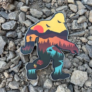 4&quot; Bigfoot Sticker