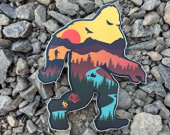 4" Bigfoot Sticker