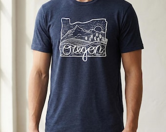 Illustrated Oregon T-shirt