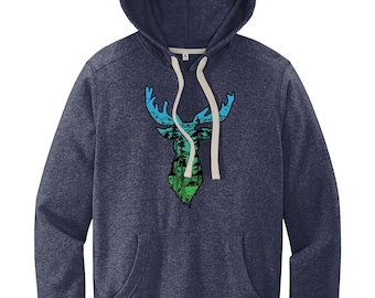 Color Blended Deer Hoodie