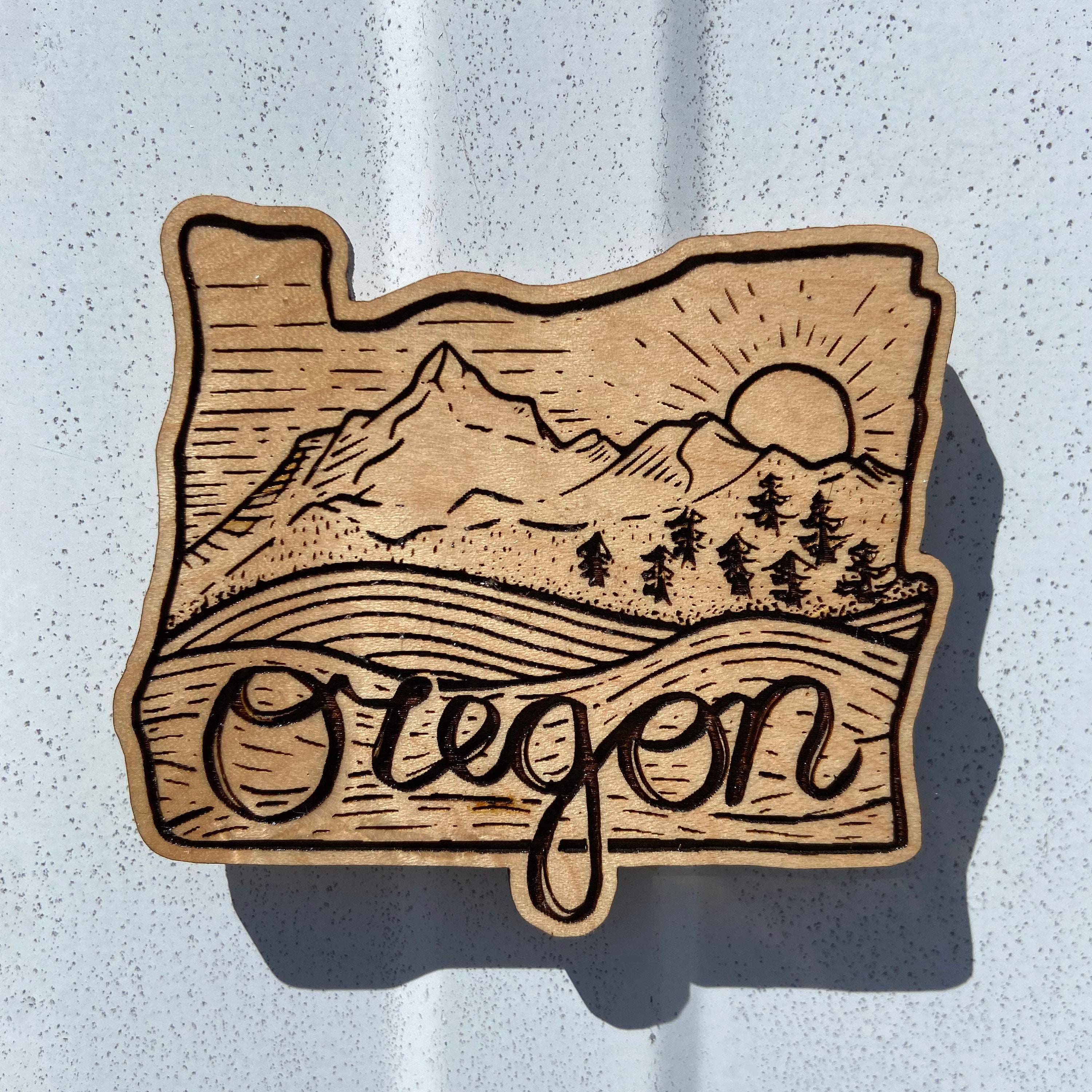 Wooden Oregon Etsy