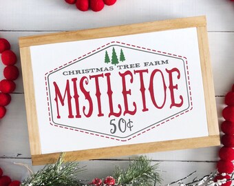 Merry And Bright Sign Christmas Decoration Mini Merry Sign | Etsy
