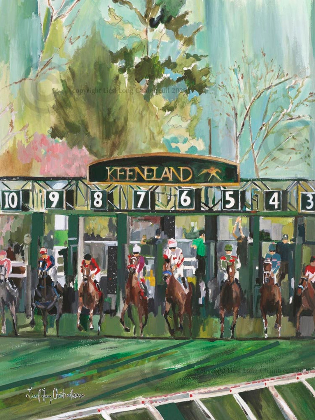 2020 Keeneland Print - Etsy