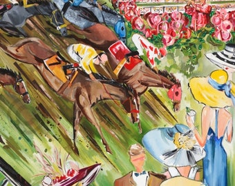 2024 Kentucky Derby Design Print