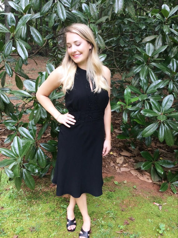 Black Dress Size 14 Black Halter Dress ...