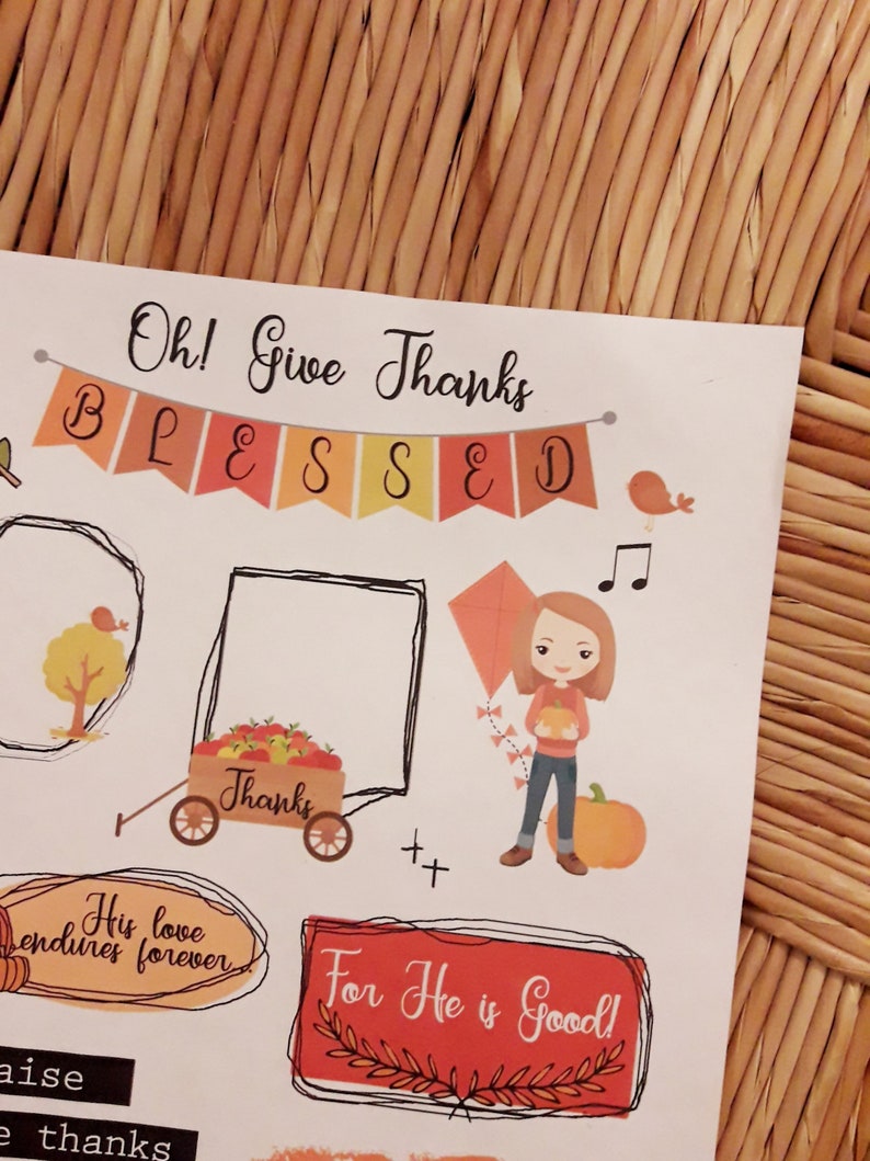 Fall Autumn Bible Journaling Printable Bible Study God - Etsy