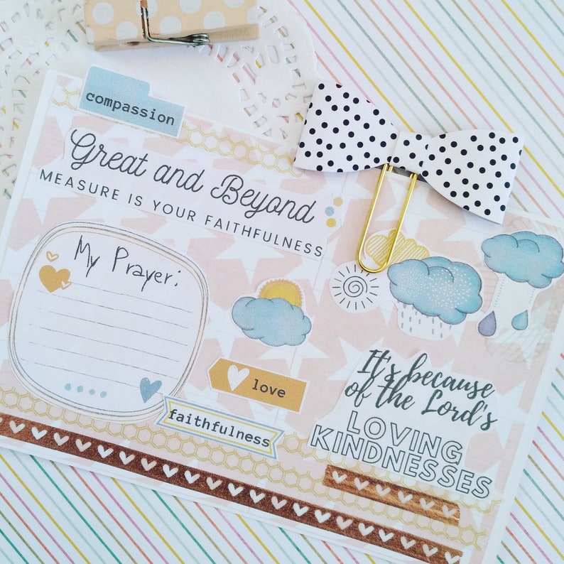 Compassion Bible Journaling Printable Bible Study God Faith Print ...