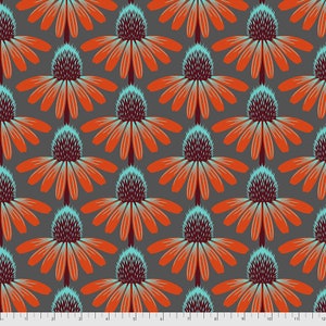 Love Always AM - Echinacea (PWAH075.Berry) by Anna Maria Horner for FreeSpirit Fabrics HALF YARD