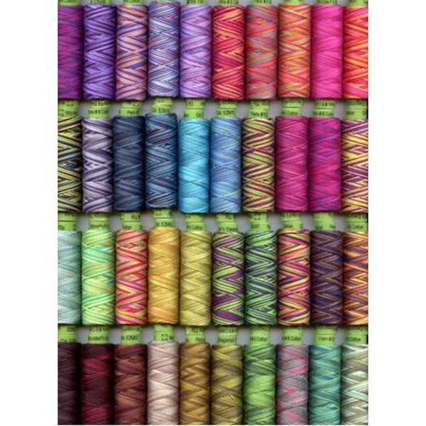 Sue Spargo Eleganza Thread 8 wt Perle Cotton - Variegated Colors