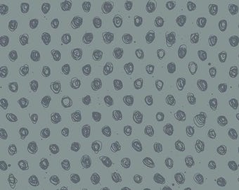 Ink - Polka (915-C) in Rhino by Giucy Giuce for Andover Fabrics HALF YARD