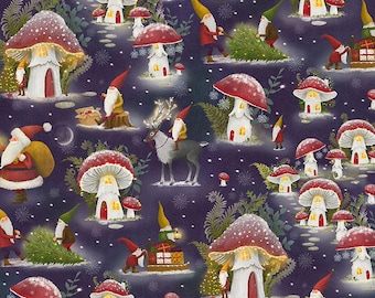 Be Your Best Elf - Be Your Best Elf (D3131) in Multi for Dear Stella HALF YARD