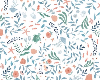 Shall We Dance - Go With the Flow (STELLA-D1874) in White for Dear Stella HALF YARD